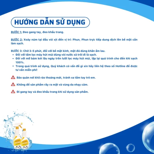 dung dịch tẩy dầu mỡ nhà bếp