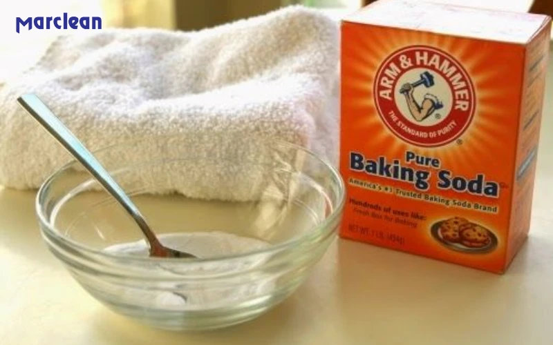 cách tẩy dầu mỡ bằng giấm ăn bằng baking soda